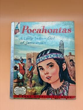 Pocahontas A Little Indian Girl of Jamestown - Rand McNally Famous Elf Book